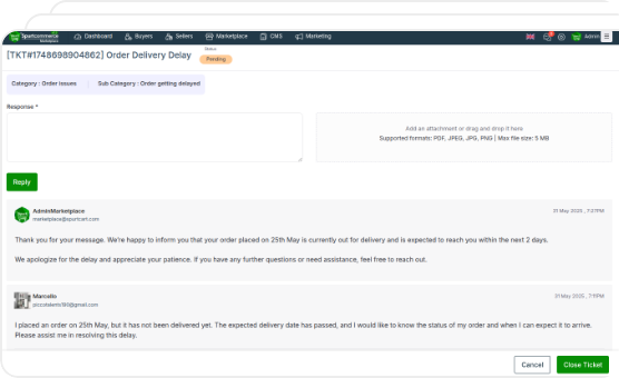 Admin Panel | Spurtcommerce Node.js and Angular B2C Marketplace