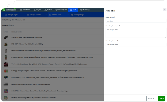 Admin Panel | Spurtcommerce Node.js and Angular B2C Marketplace