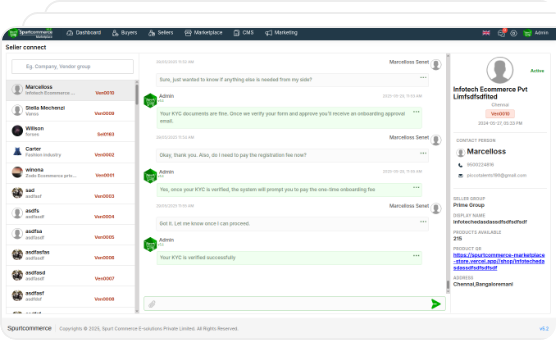 Admin Panel | Spurtcommerce Node.js and Angular B2C Marketplace