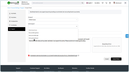 Support Ticketing System Dashboard